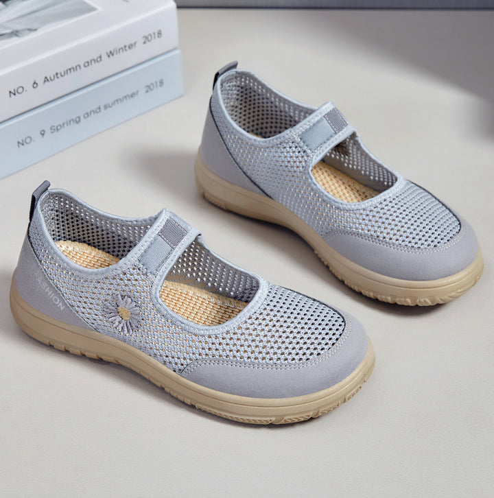 Dame åndbare Mary Jane stil slip-on sneakers med komfortpasform Stilla