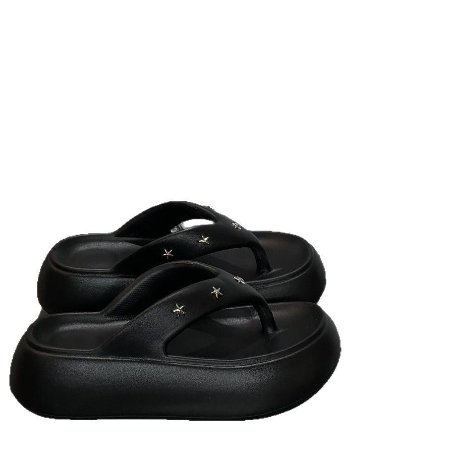 Dame Komfortable Mode Sandaler med elegant Stjerne Smykke Stilla