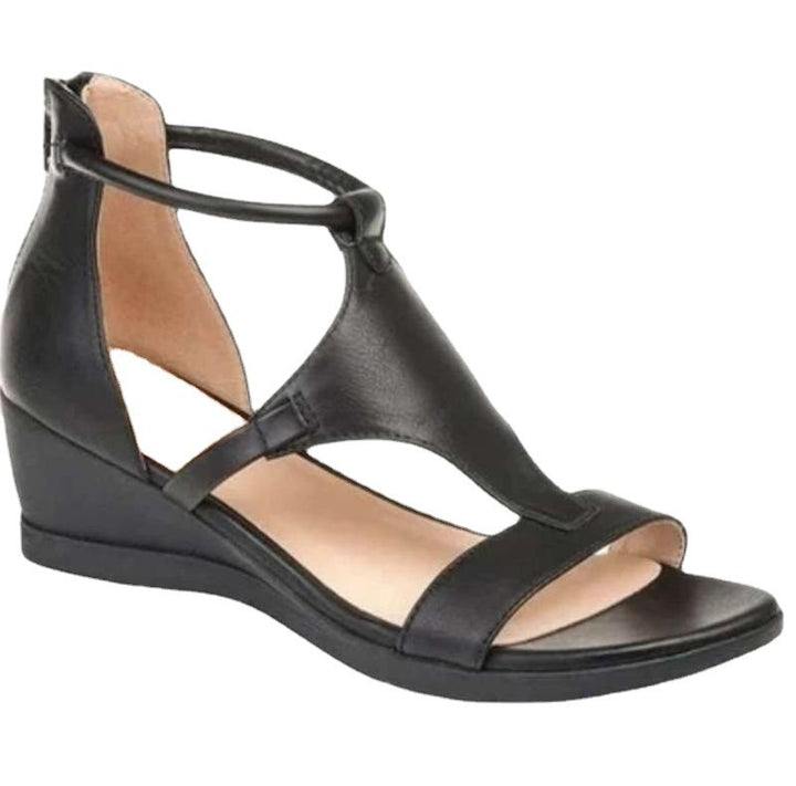 Dame Wedge-sandaler med justerbare remme og polstret indersål Stilla