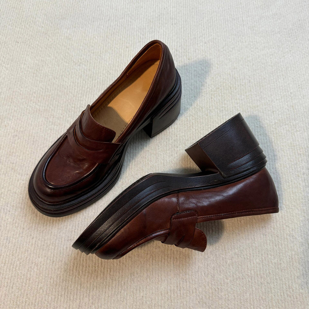 Dame elegante chunky Slipper Stilla