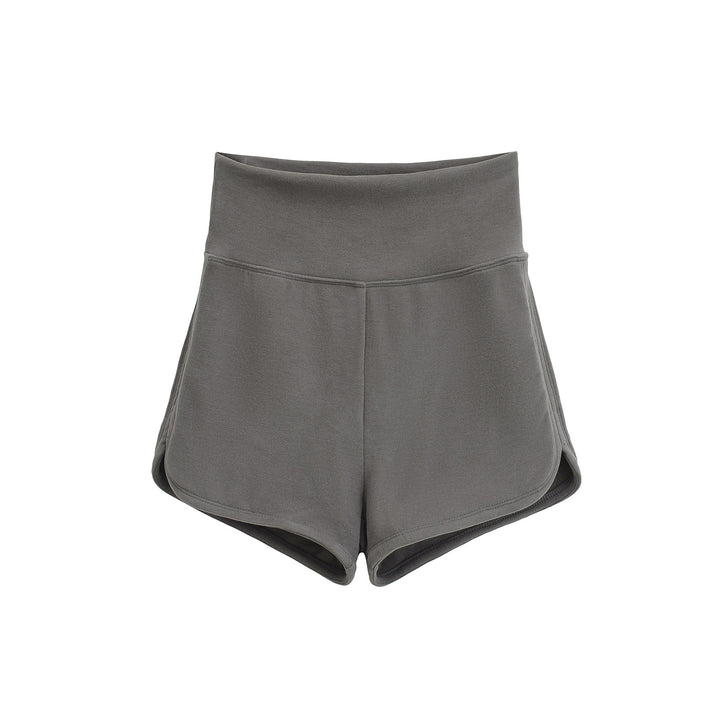 Dame Sporty High-Waist Shorts lavet af åndbart materiale med elastisk talje Stilla