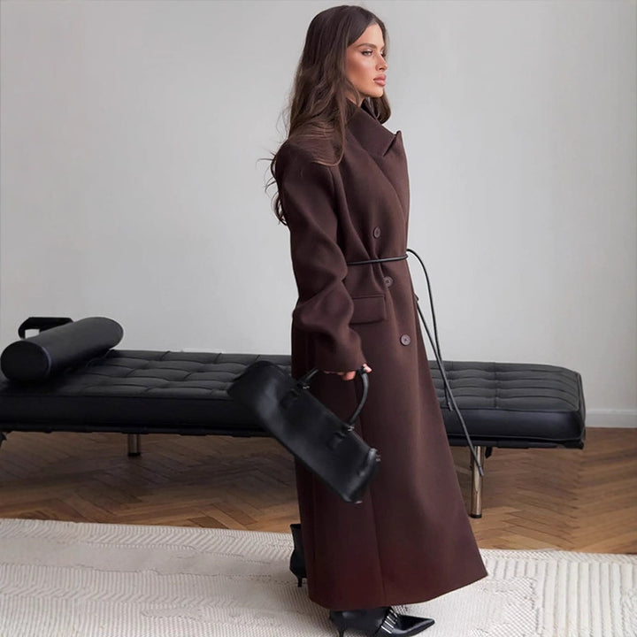 Dame Oversized Uldfrakke Stilla