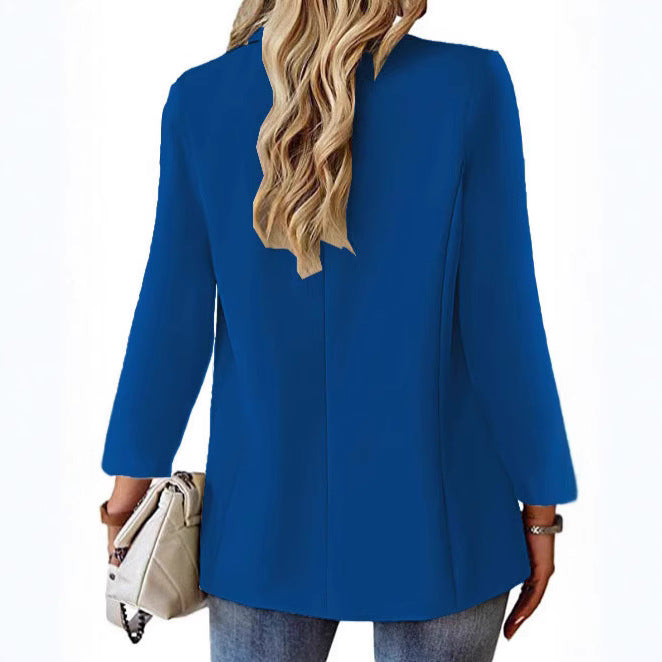 Dame Elegant Oversized Blazer med talje og praktiske lommer Stilla