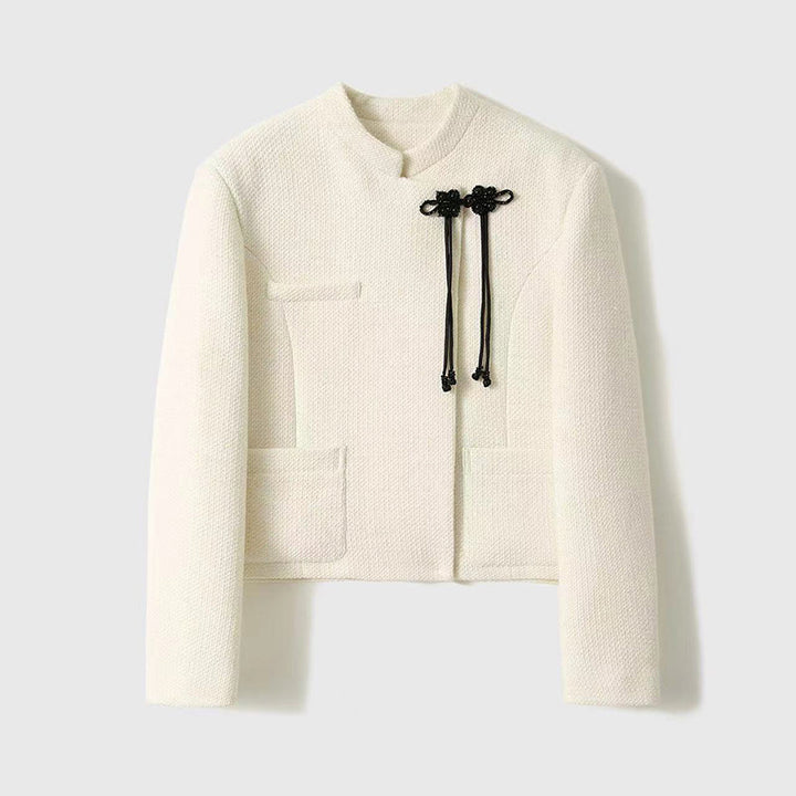 Dame modejakke med asymmetrisk design Stilla