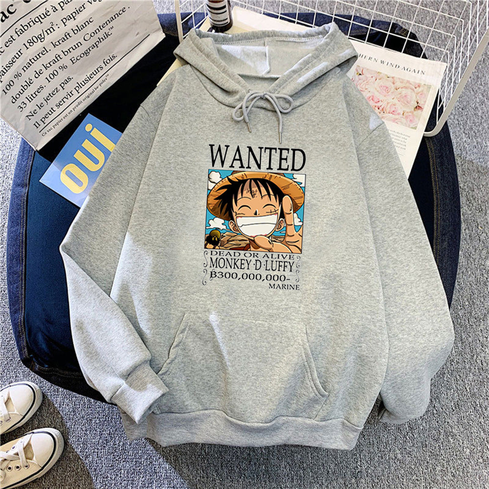 Kvindernes hoodie med kreativt tegneserie motiv Skovae