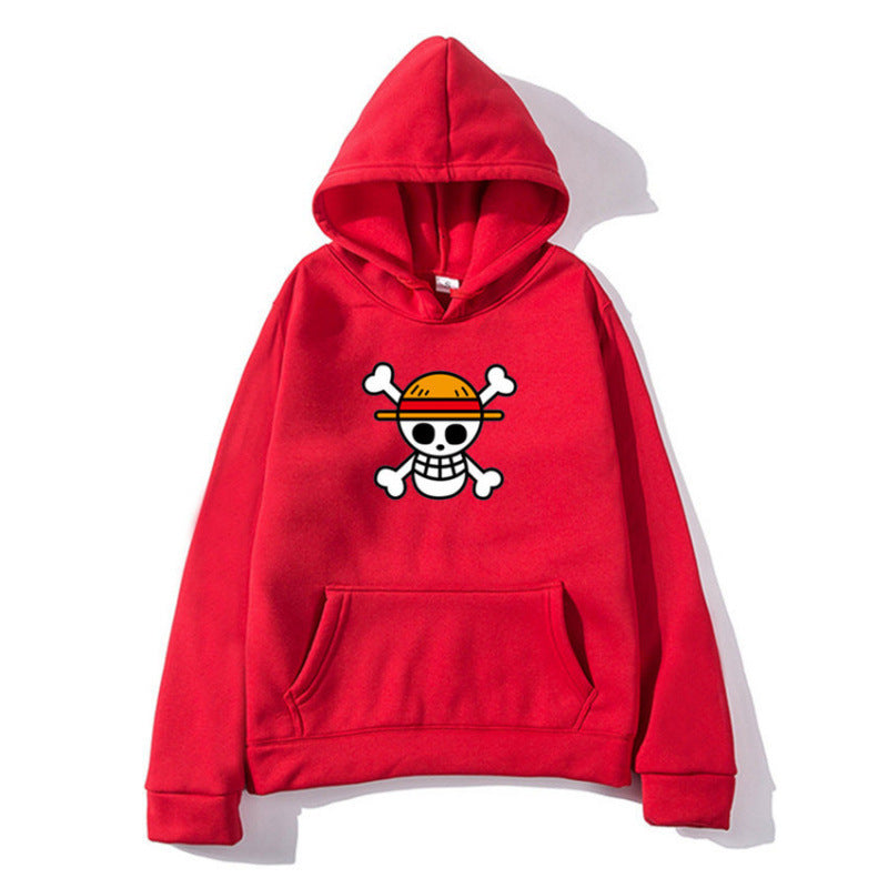 Dame hoodie med kreativ piratdesign og behagelig pasform Skovae