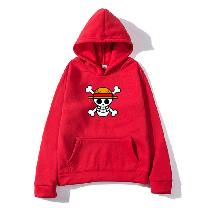 Dame hoodie med kreativ piratdesign og behagelig pasform Skovae