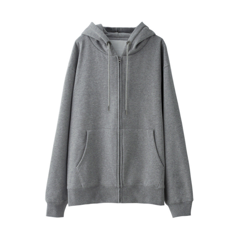 Dame hoodie med en oversized pasform og praktiske lommer
