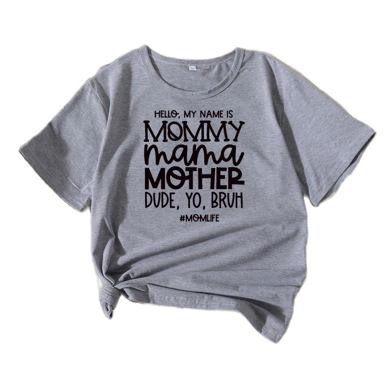 Kvinder Sjov Statement Grafik T-shirt Stilla