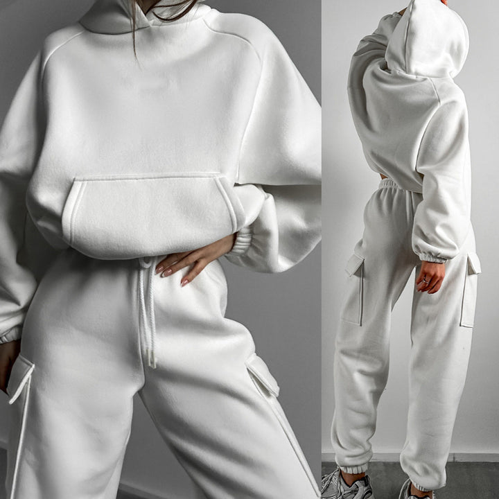 Stilla | Trendy Mode Sports Fritids Hoodie Sæt