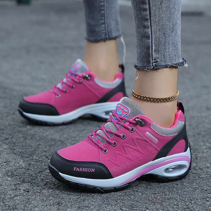 Dame nan sporty kile-sneakers med polstret luftpude-sål Skovae