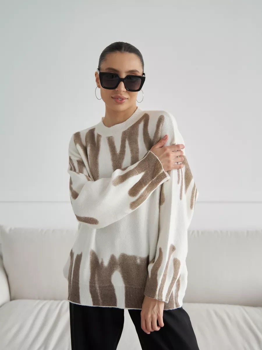 Kvinders trendy sweatervarer med moderne gradient og afslappet snit Stilla
