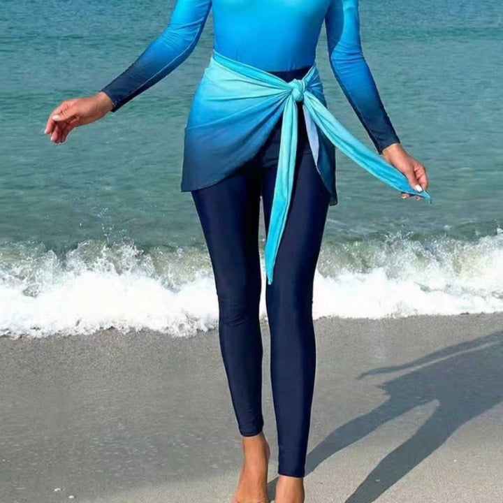 Dame Mode Surfdragt med elegante indviklingsdetaljer Skovae