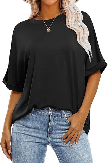 Dame Oversized T-Shirt med afslappet snit Stilla