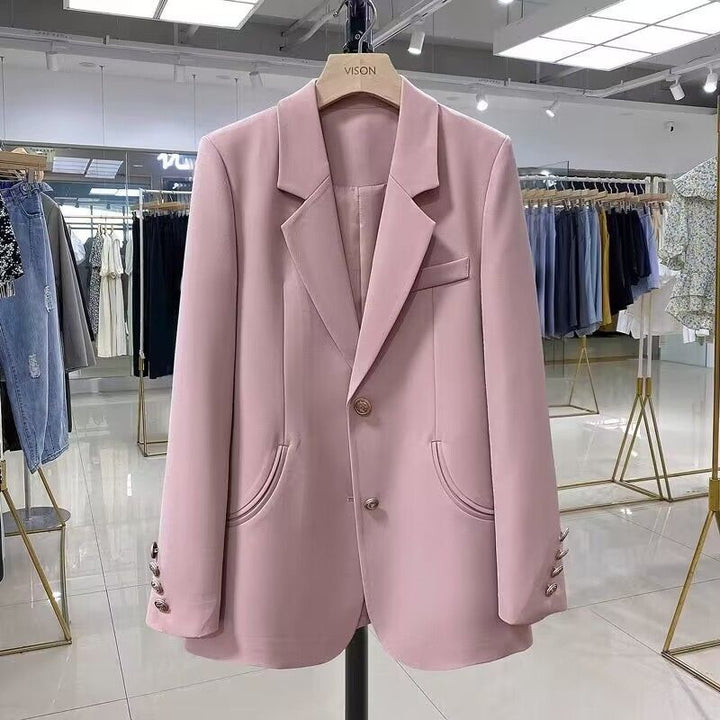 Dame Designer Blazer med elegant snit Stilla
