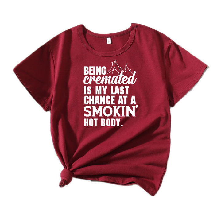 Kvinder Komisk Grafik T-shirt Stilla