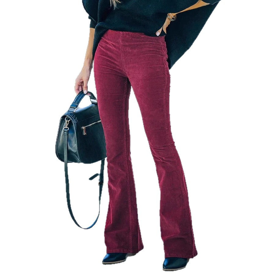 Dame flared jeans i elegant 70'er stil Skovae