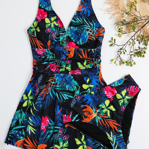 Dame sv swimsuit med elegant indpakningsdesign Skovae