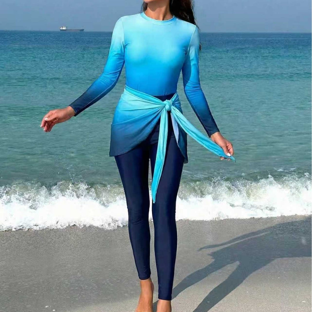 Dame Mode Surfdragt med elegante indviklingsdetaljer Skovae