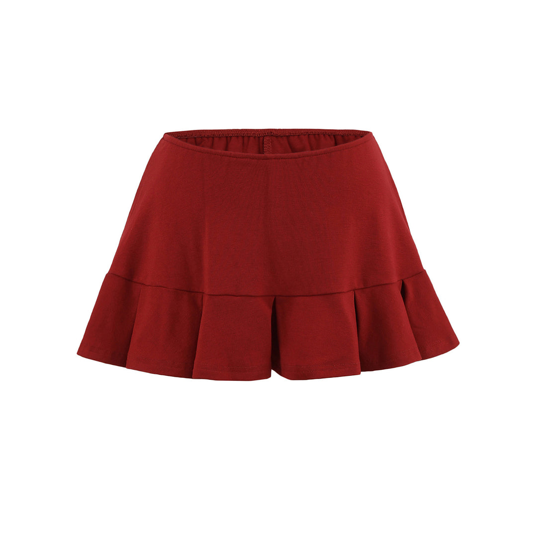 Dame rynket sportshorts med integrerede shorts og elastisk talje Stilla