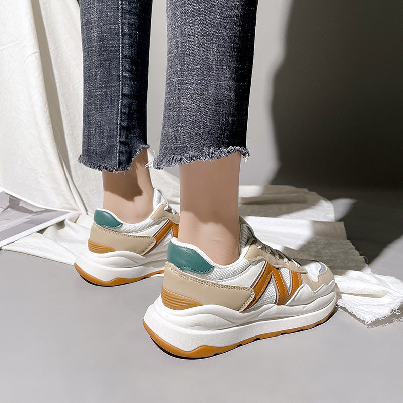 Dame Sporty Sneakers med åndbar mesh-konstruktion og stødabsorberende sål Stilla