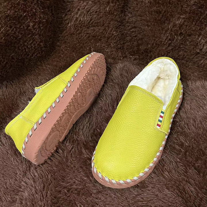 Femme Komfortable Læder Slippers Stilla