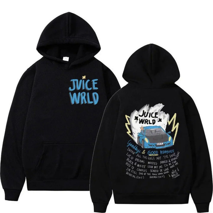 Kvinders hoodie med kreativ grafisk design og komfortabel pasform Skovae