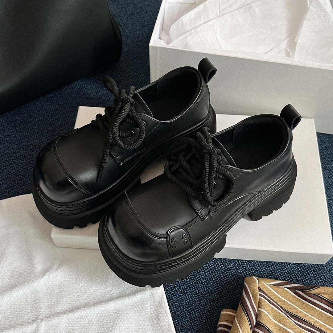 Femme Casual Chunky Snørestøvler Stilla