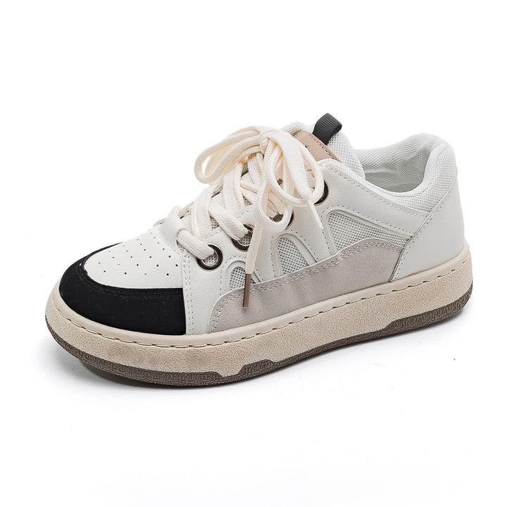 Dame Sporty Sneakers med åndbare mesh-indlæg og støddæmpende sål Stilla