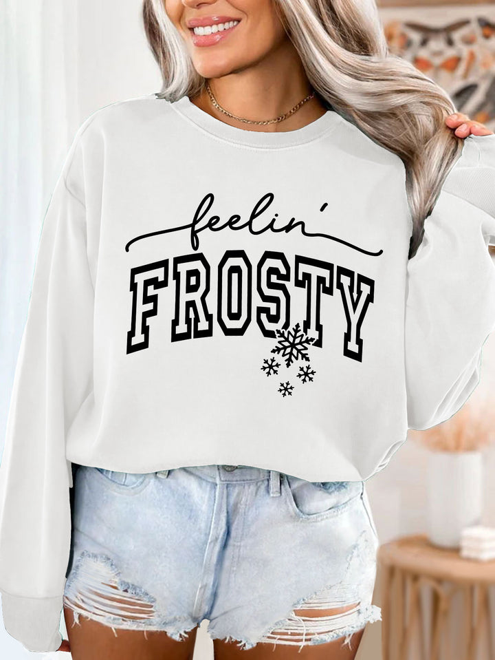 Kvinderne sweater med grafisk print Stilla