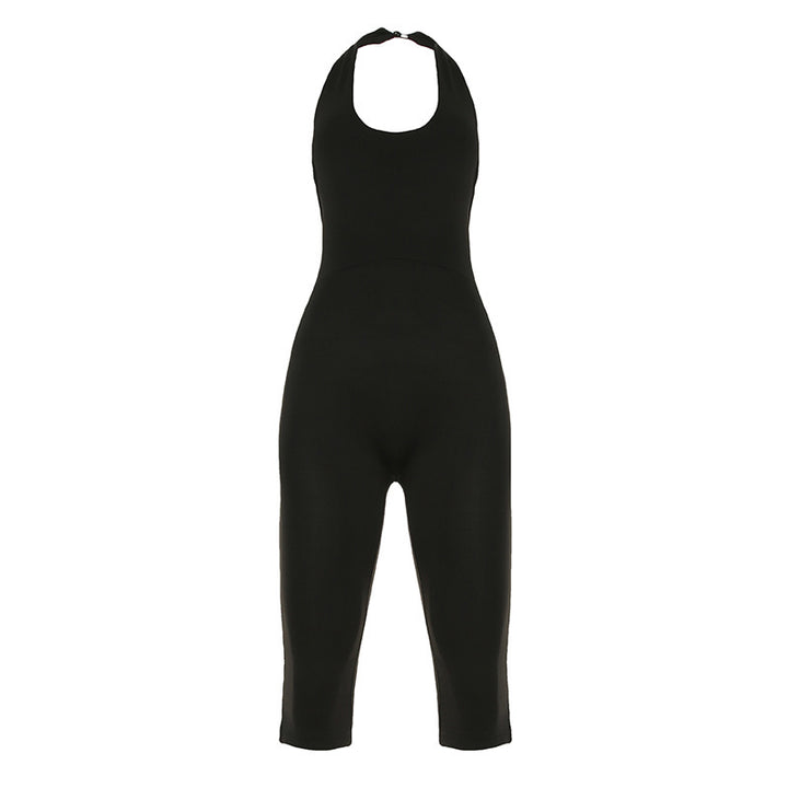 Dame kropsnær jumpsuit med dyb rygudskæring og rent design Skovae
