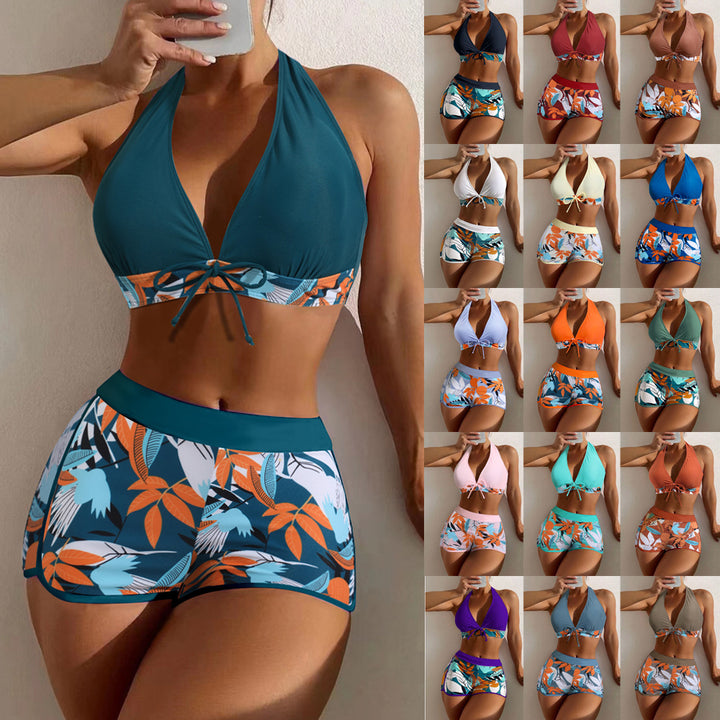 Dame Sporty Bikini-sæt med skjult mave Skovae