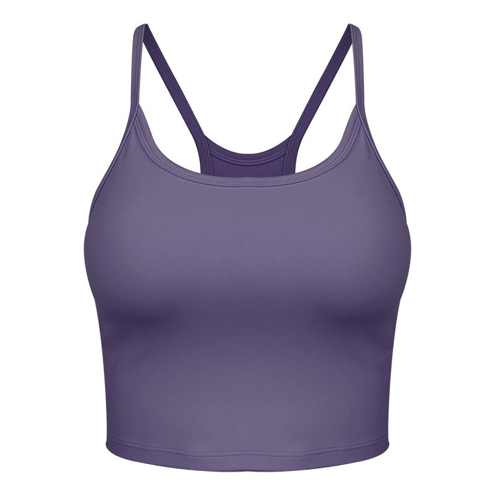 Dame Sporty Crop-Top med elegant Racerback-design og højelastisk materiale Stilla