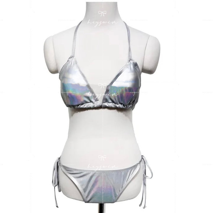 Dame bikini sæt med metallisk glans fra Stilla