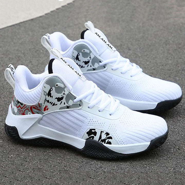 Herrer Dynamisk Basketball-Sneakers med innovativt dæmpningssystem og åndbart overmateriale Stilla