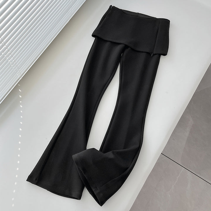 Dame klassisk flared bukser stil