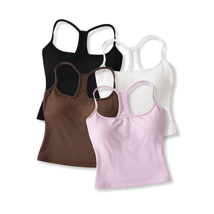 Dame Sporty Basic-top med racerback og elastisk pasform Stilla