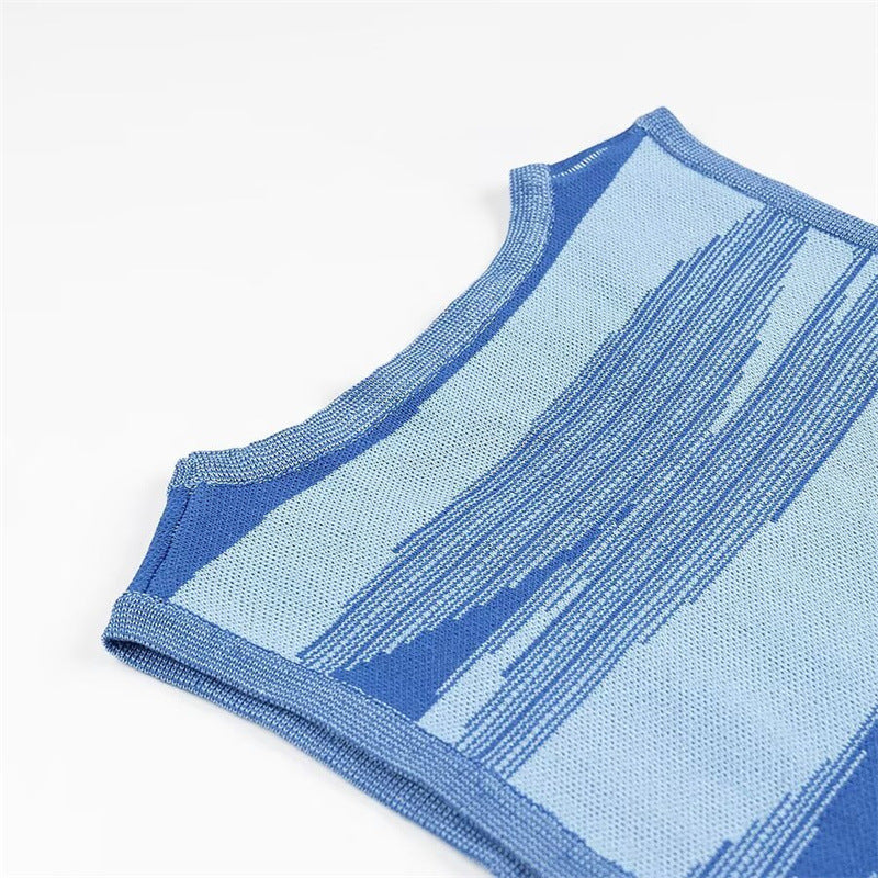 Femme Casual Strikkjole Stilla