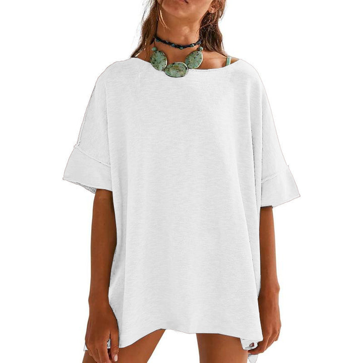 Dame Relaxed Fit Størrelser T-Shirt Stilla