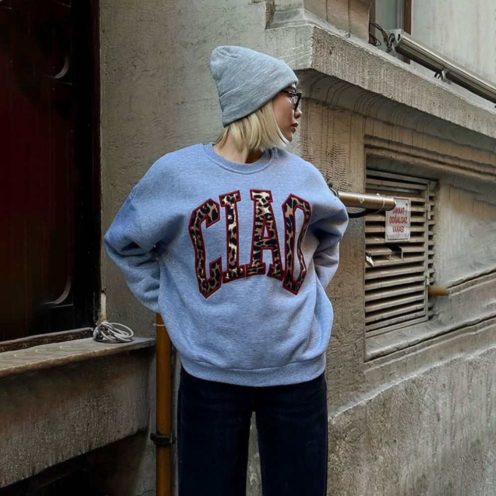 Kvinders Urban Sweatshirt med iøjnefaldende logo Stilla