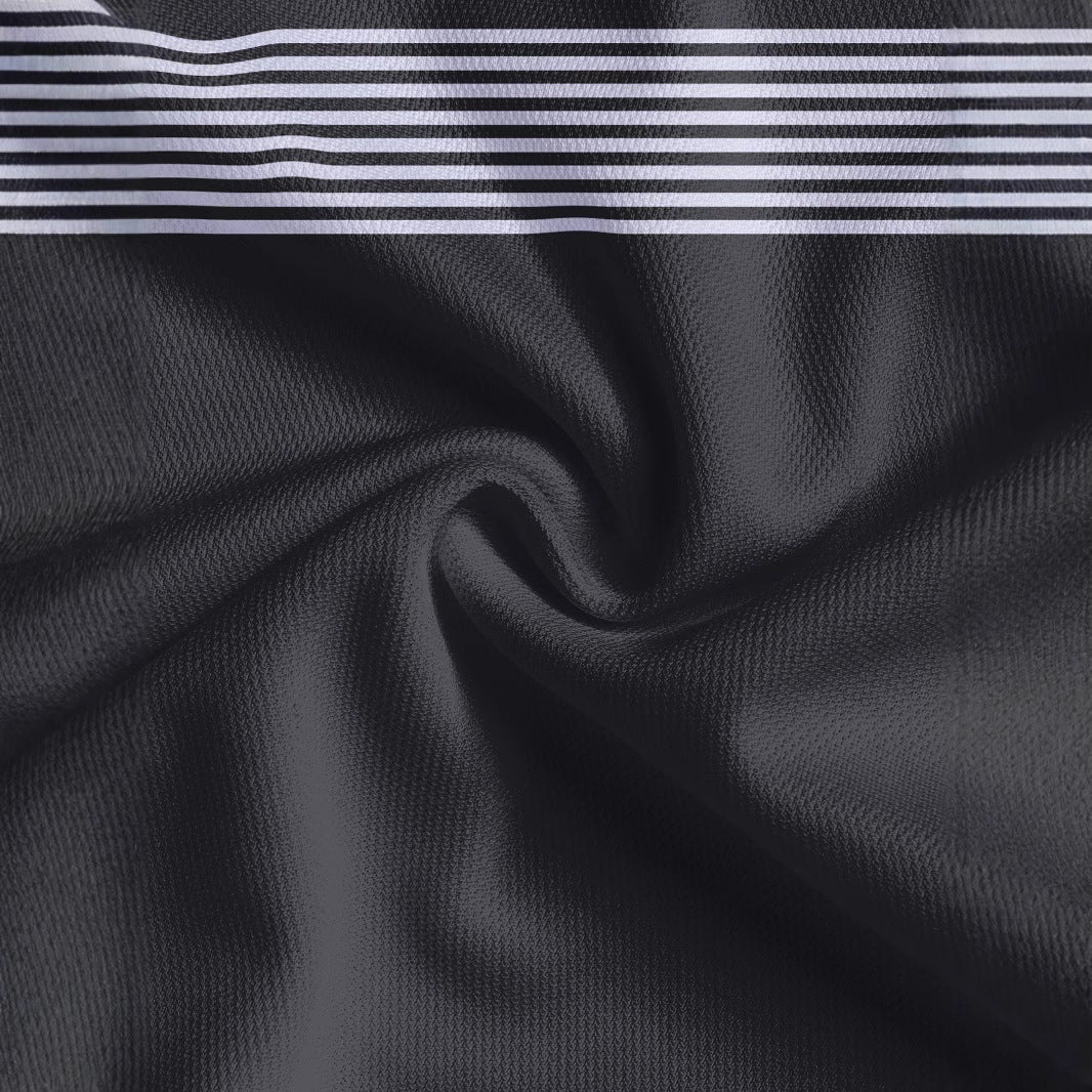 Herrer Poloshirt med moderne kontraster og stiliseret stribedesign Stilla