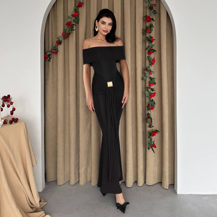 Damer Off-Shoulder Maxikjole med elegant silhuet Stilla