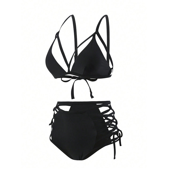 Dame bikini sæt med raffinerede cut-out detaljer og justerbare stropper Stilla