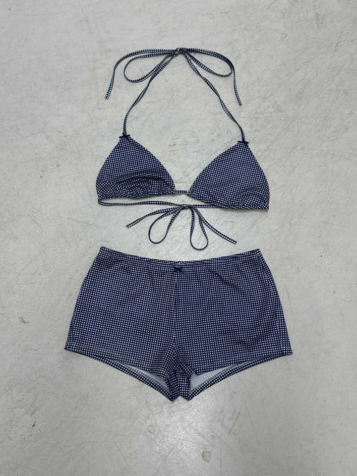 Damen Bikini-Set mit gepunktetem Design und verstellbaren Trägern Skovae