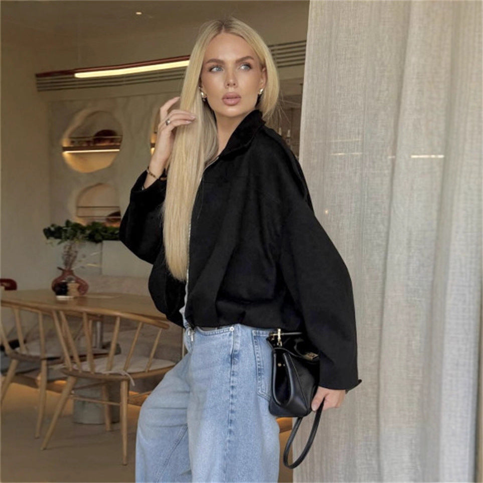 Kvinders Mode Oversized Jakke Skovae