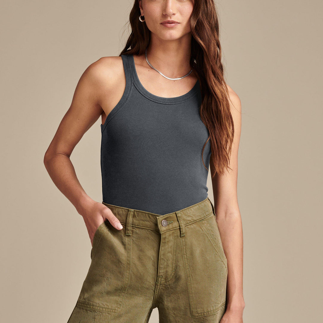 Dame Racerback Tanktop i åndbar bomuld Stilla