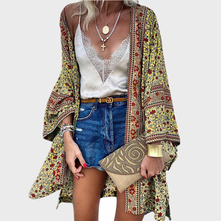 Dame Bohemian Strandkimono Stilla