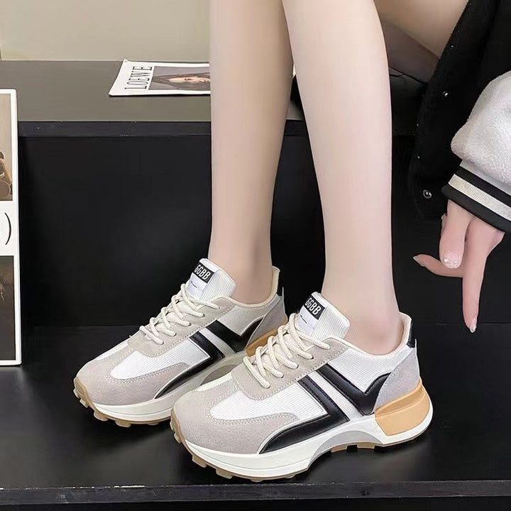 Damer Modische og Dæmpende Sneakers med højere Sål Stilla