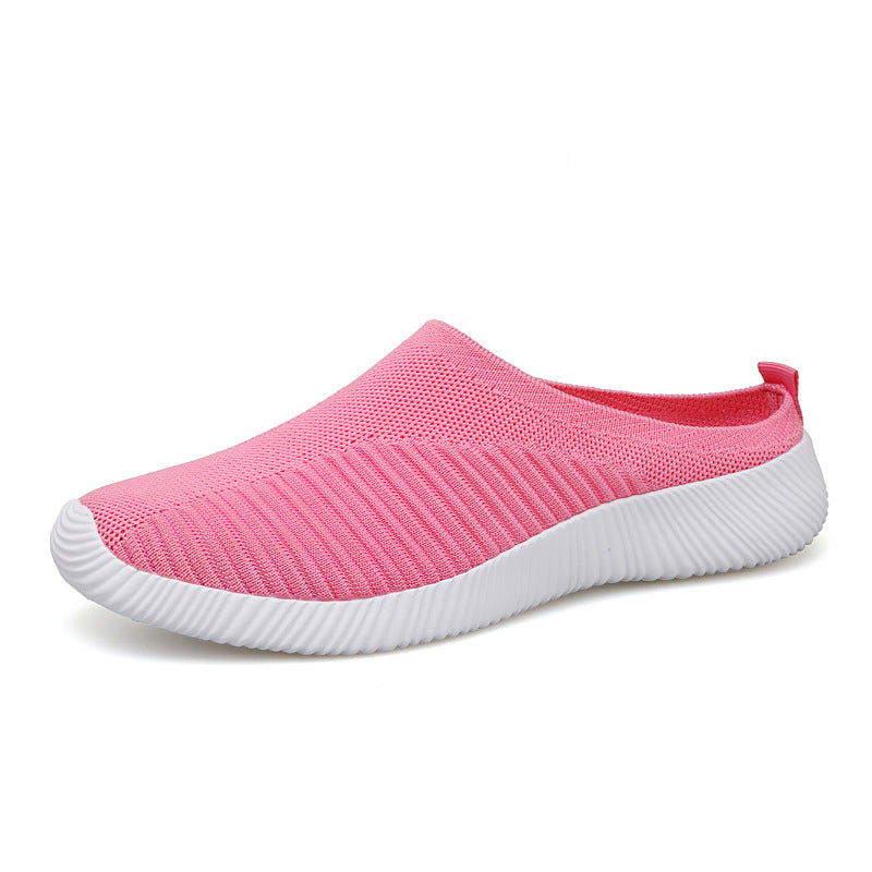 Dame nan ultralet Slip-On fritidssko med sømløs netstrik, ergonomisk hælflap og fleksibel bølge sål Skovae