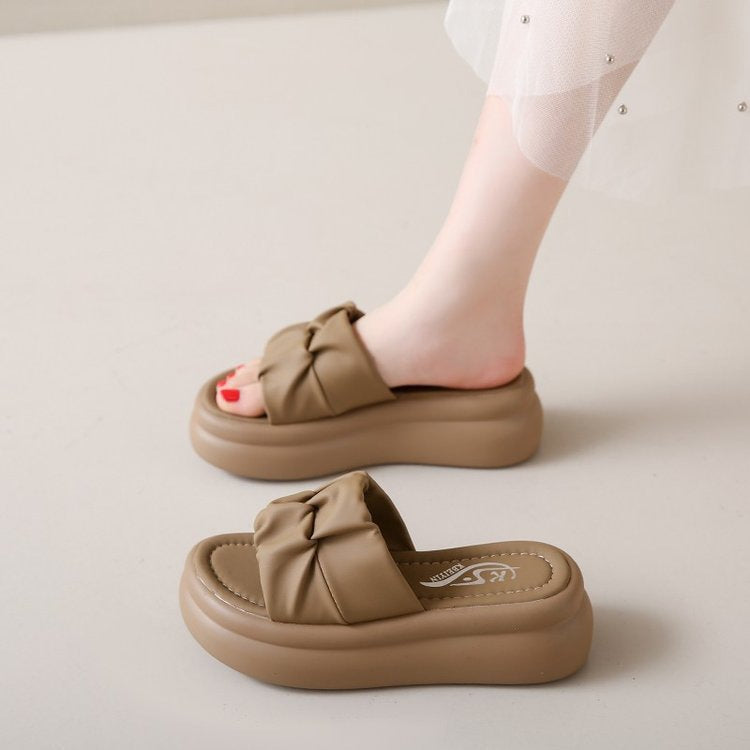 Dame Plateau-Sandaler med Knoten-design og ergonomisk sål Stilla